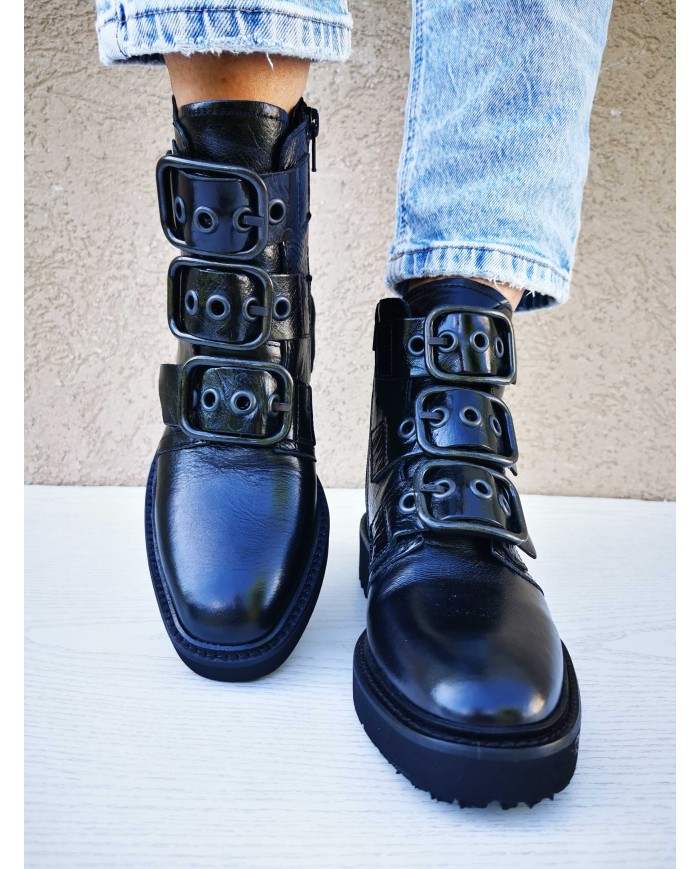 Bottines maje clearance boucles